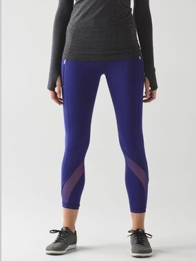 lululemon athletica Inspire Tight II - Emperor Blue Cropped Leggings